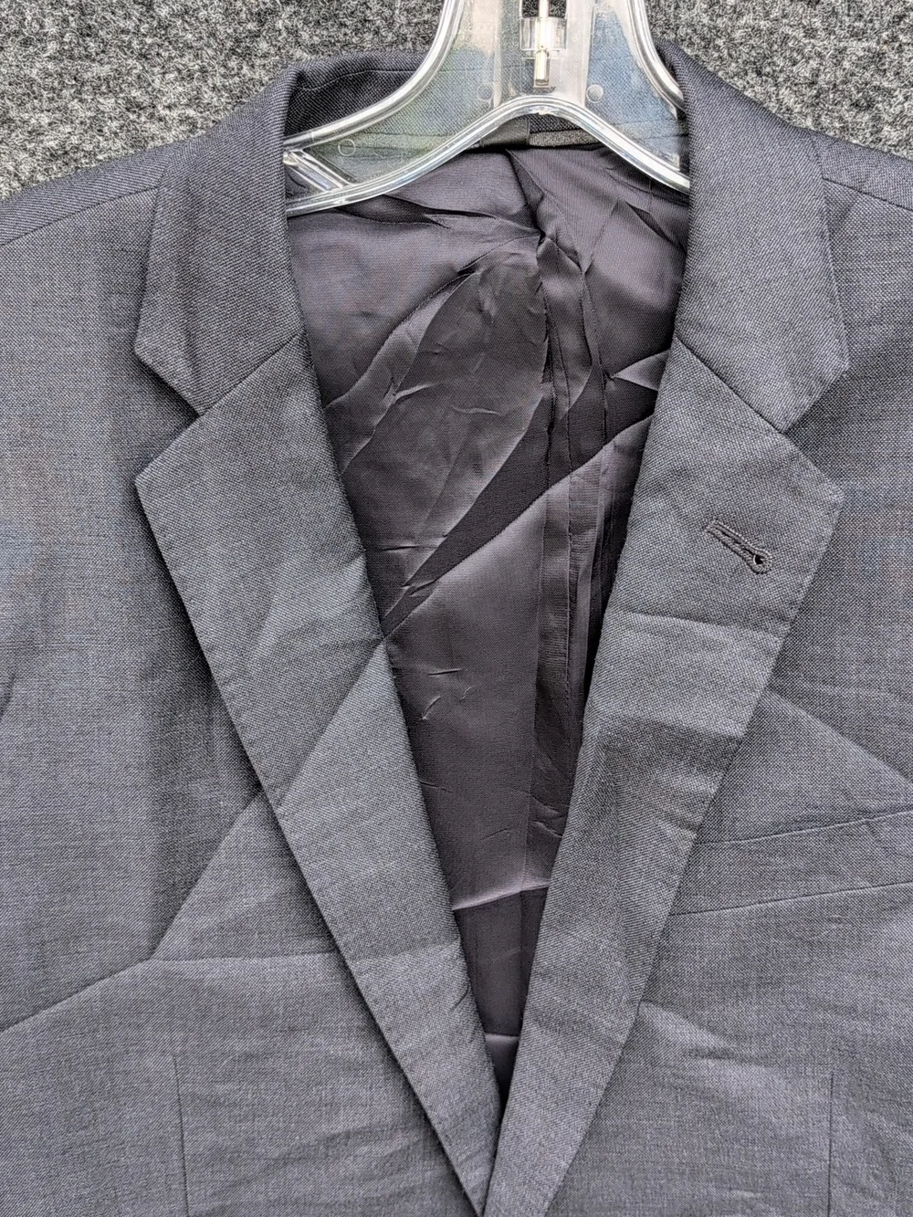 J Crew Ludlow Jacket Mens 38s Gray Tollegno 1900 Italian Wool Sport Coat Blazer